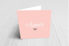 Roze met strikje Roze met strikje